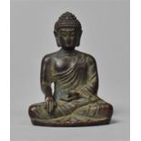 A Bronze Study of Seated Buddha, 4.5cm high