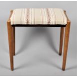 A 1970's Dressing Table Stool, 45cm wide
