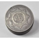 A Reproduction Circular Nazi Snuff Box, 5cm Diameter