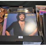 A Large Collection of 33rpm Records to Include the Fureys, Kendells, Billy Joe Spears, Shadows,