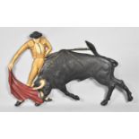 A Mid 20th Century Spanish Wall Hanging, Bullfighter, 80cm wide