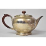 A Silver Teapot with Bakelite Handle, Birmingham 1948, Gross Weight 766g
