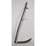 A Vintage Wooden Handled Scythe