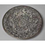 A Small Pierced Cast Metal Coalbrookdale Plate, 20.5cm Diameter