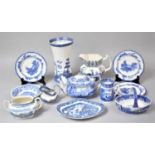 A Collection of Various Blue and White Ceramics to comprise Royal Doulton Booths Real Old Willow