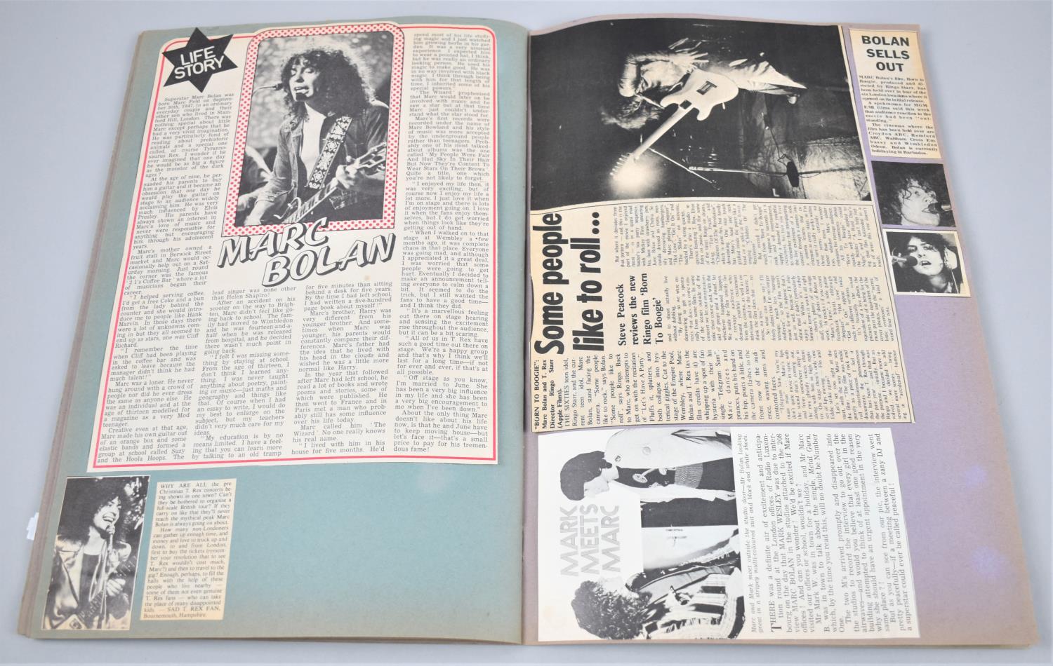 Five Scrap Books Relating to Marc Bolan and T-Rex - Image 4 of 6