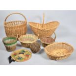 A Collection of Various Wicker Baskets