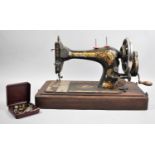 A Vintage Singer Sewing machine, Missing Cover