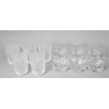 A Set of Six and Set of Five Waterford Glass Tumblers