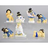 A Collection of Eight Coalport Paddington Bear Ornaments, Three to Include Condition Issues, One of