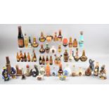 A Collection of Vintage Miniature Liqueurs