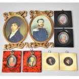 A Collection of Eight Miniature Picture Frames