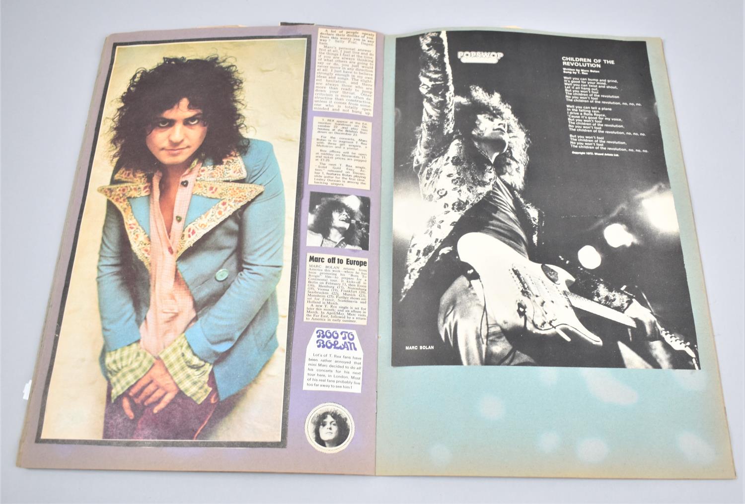 Five Scrap Books Relating to Marc Bolan and T-Rex - Image 3 of 6
