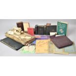A Collection of Vintage Prayer Books, Distressed 1874 Ledger, Masonic Apron etc