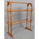 A Victorian Style Towel Rail, 71cm wide