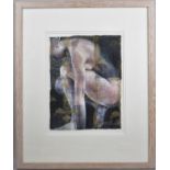 A Framed Susan Mcarthur Textile Entitled Figure, 26x33cm