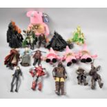 A Collection of Clangers Soft Toys and Lord of the Rings Figures