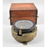 A WWII Era Type P8 AMC 6A/726 Aircraft Compass, no.135144B as Fitted to Spitfire or Lancaster Bomber