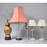 A Collection of Various Table Lamps etc