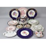 A Collection of Various Ceramics to comprise Imari Teapot, Various Plates, Masons, Portmeirion, 19th