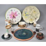 A Collection of Various Jersey Pottery to Include Jugs, Mugs, Vases Etc