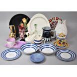A Collection of Various Mid and Later Ceramics to comprise Collection of Staffordshire Cordon Bleu