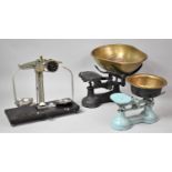 A Griffin and George Balance For Restoration Together with Kitchen Scales and Vegetable Scales