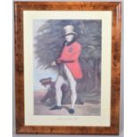 A Framed Print of Gentleman Golfer John Taylor, 45x65cm