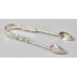 A Small Victorian Silver Apostle Sugar Bow, Birmingham 1901