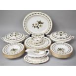 A Large Collection of Royal Worcester Bernina Pattern Dinnerwares