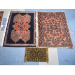 Three Prayer Mats, Largest 82x58cm