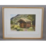 A Large Framed and Glazed Limited Edition John Mathews Print, Cabin, Dated and Signed in Pencil by