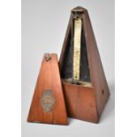 A Continental Metronome, Maelzel, 22cm high, In Need of Some Attention
