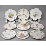 A Collection of Various Coalport China to comprise Set of Five Shaped Floral and Gilt Decorated