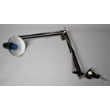 A Table Mounting Industrial type Vintage Anglepoise Lamp