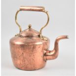 A Vintage Copper Kettle, 30cm high