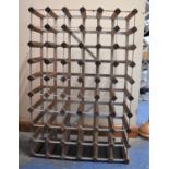 A Modern 60 Bottle Wine Rack