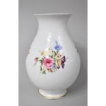 A Mid 20th Century Royal Worcester Floral vase, 26cm high