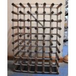 A Modern 60 Bottle Wine Rack