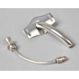 A Two Pieces Silver Tracheostomy Intubation Tube and Cleaner