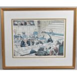 A Framed Limited Edition Bob Farndon Legal Cartoon, A Plea In Mitigation, No.197/750, 42x31cm