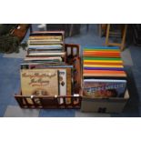 A Large Collection of 33rpm Records, Boxed Sets, Shows and Easy Listening