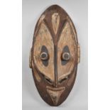 A Large Wall Hanging African Souvenir Mask, 70cm High