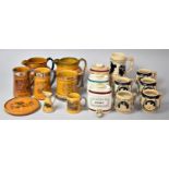 A Collection of Various Ceramics to comprise Eight Pieces of Royal Cauldon Glazed Items, Three