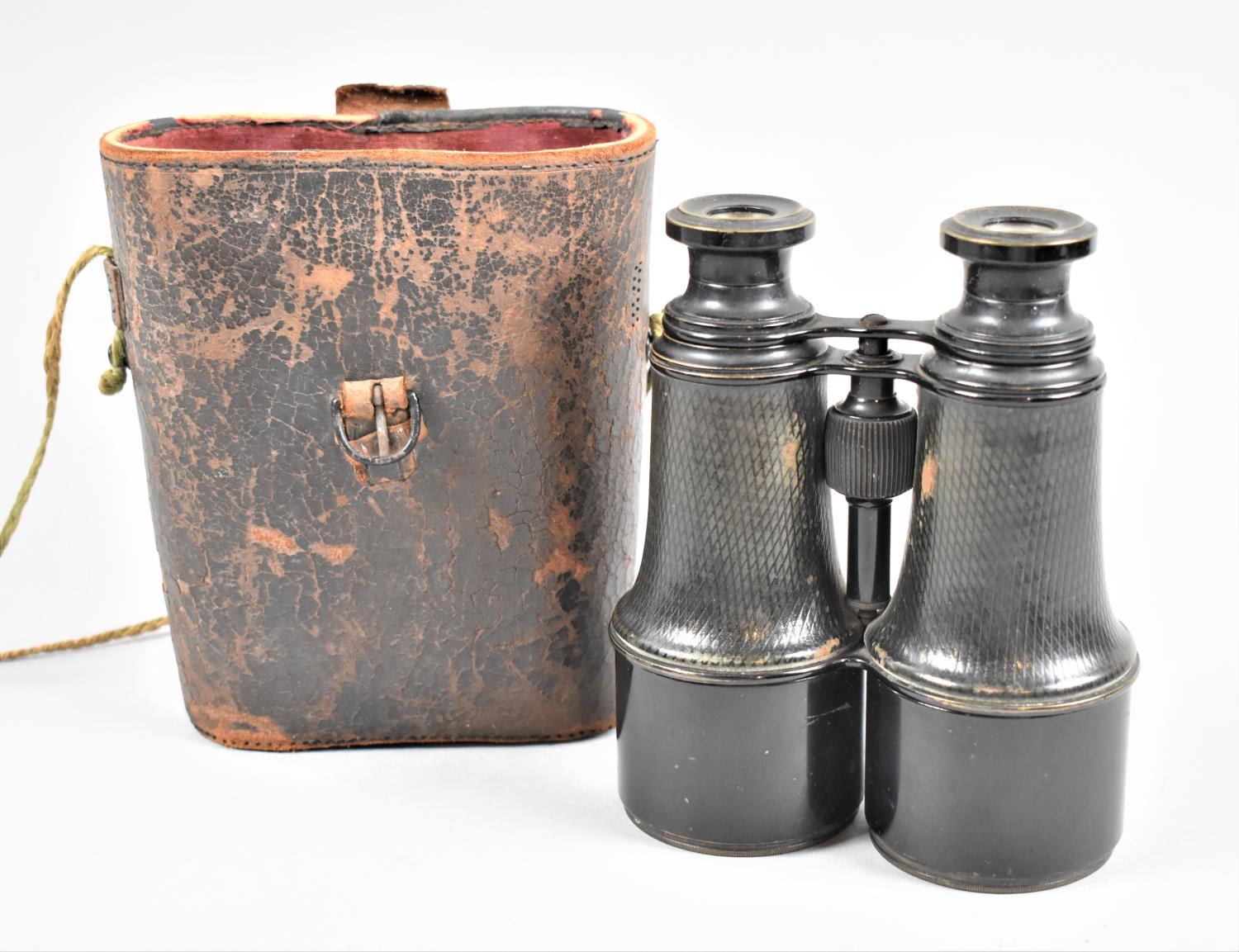 Two Pairs of Opera Glasses and a Pair of Vintage Leather Cased French Binoculars - Image 2 of 4