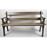 A Vintage Wooden Garden Bench, 145cm Wide