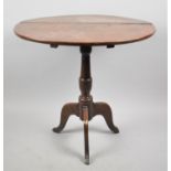 A 19th Century Oak Tripod Table for Restoration, 71cm Diameter