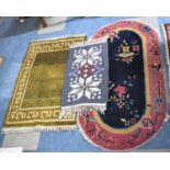 Three Small Hearth Rugs