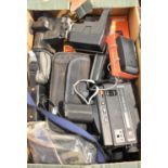 A Collection of Various Vintage Photographic Equipment to Include Polaroid and Other Cameras, 8mm