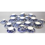 A Collection of Various Coalport Belfort Pattern Teawares to comprise Cups, Coffee Cans, Saucers,